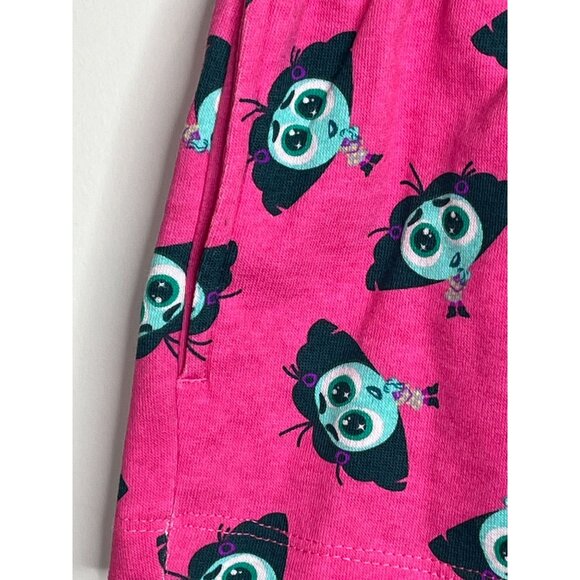 Inside Out 2 Disney Shorts Womens Medium Graphic Sweat Active Pink Blue Envy - Picture 15 of 16